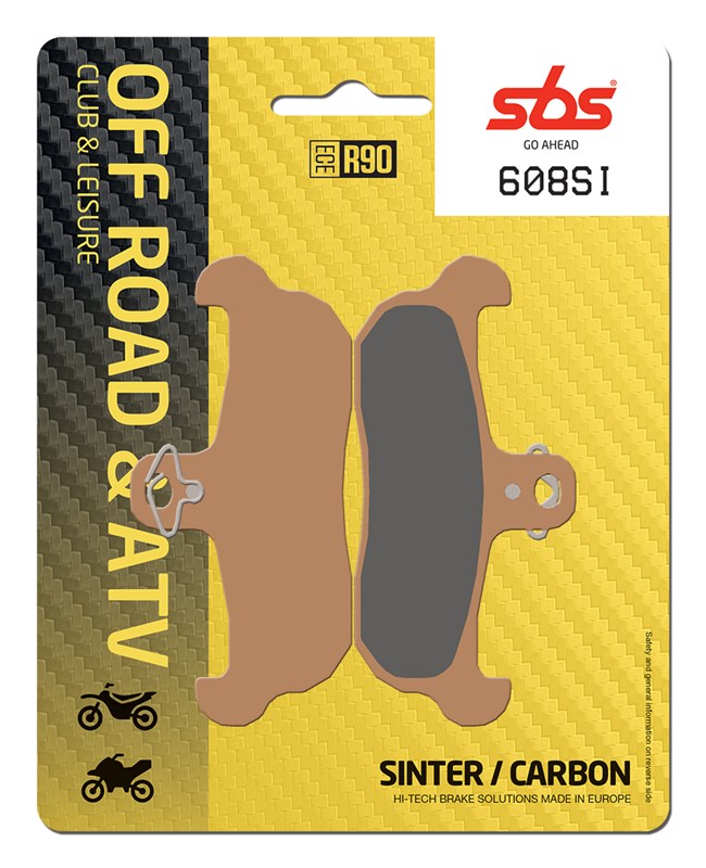 SBS brake pads KH134 OFF-ROAD sinteredcolour gold (608SI)